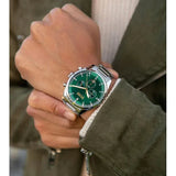 Buy Shop Hugo Boss Pioneer Green Dial Silver Steel Strap Watch for Men - 1513868 USA Online