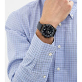 Buy Shop Hugo Boss Pioneer Quartz Blue Dial Blue Leather Strap Watch For Men - 1513711 USA Online