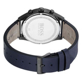 Buy Shop Hugo Boss Pioneer Quartz Blue Dial Blue Leather Strap Watch For Men - 1513711 USA Online