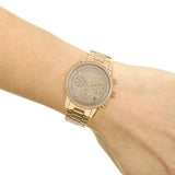 Buy Shop Hugo Boss Premiere Rose Gold Dial with DIamonds Rose Gold Steel Strap Watch for Women - 1502443 USA Online