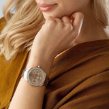 Buy Shop Hugo Boss Premiere Rose Gold Dial with DIamonds Rose Gold Steel Strap Watch for Women - 1502443 USA Online