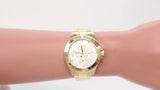 Buy Shop Hugo Boss Premiere White Dial Gold Steel Strap Watch for Women - 1502445 USA Online