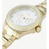 Buy Shop Hugo Boss Premiere White Dial Gold Steel Strap Watch for Women - 1502445 USA Online