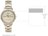 Buy Shop Hugo Boss Prima Gold Dial Gold Steel Strap Watch for Women - 1502571 USA Online