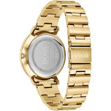 Buy Shop Hugo Boss Prima Gold Dial Gold Steel Strap Watch for Women - 1502572 USA Online