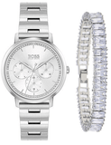 Buy Shop Hugo Boss Prima Silver Dial Silver Steel Strap Watch for Women - 1502570 USA Online