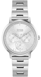 Buy Shop Hugo Boss Prima Silver Dial Silver Steel Strap Watch for Women - 1502570 USA Online