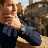 Buy Shop Hugo Boss Principle Skeleton Blue Dial Brown Leather Strap Watch for Men - 1514305 USA Online