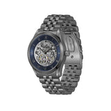 Buy Shop Hugo Boss Principle Skeleton Blue Dial Grey Steel Strap Watch for Men - 1514254 USA Online