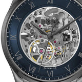 Buy Shop Hugo Boss Principle Skeleton Blue Dial Grey Steel Strap Watch for Men - 1514254 USA Online