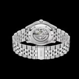 Buy Shop Hugo Boss Principle Skeleton Green Dial Silver Steel Strap Watch for Men - 1514236 USA Online