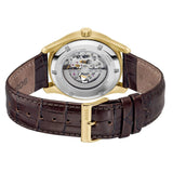 Buy Shop Hugo Boss Principle Skeleton Grey Dial Brown Leather Strap Watch for Men - 1514235 USA Online