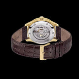 Buy Shop Hugo Boss Principle Skeleton Grey Dial Brown Leather Strap Watch for Men - 1514253 USA Online