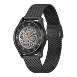 Buy Shop Hugo Boss Principle Skeleton Grey Dial Grey Mesh Strap Watch for Men - 1514255 USA Online