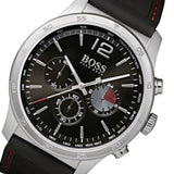 Buy Shop Hugo Boss Professional Black Dial Black Silicone Strap Watch for Men - 1513525 USA Online