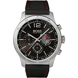 Buy Shop Hugo Boss Professional Black Dial Black Silicone Strap Watch for Men - 1513525 USA Online
