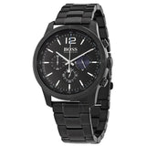 Buy Shop Hugo Boss Professional Black Dial Black Steel Strap Watch for Men - 1513528 USA Online