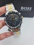 Buy Shop Hugo Boss Professional Black Dial Two Tone Steel Strap Watch for Men - 1513529 USA Online
