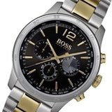 Buy Shop Hugo Boss Professional Black Dial Two Tone Steel Strap Watch for Men - 1513529 USA Online