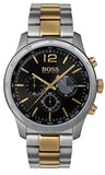 Buy Shop Hugo Boss Professional Black Dial Two Tone Steel Strap Watch for Men - 1513529 USA Online