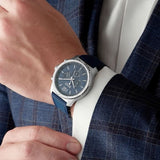 Buy Shop Hugo Boss Professional Chronograph Blue Dial Blue Silicone Strap Watch for Men - 1513526 USA Online