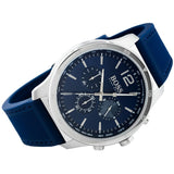 Buy Shop Hugo Boss Professional Chronograph Blue Dial Blue Silicone Strap Watch for Men - 1513526 USA Online