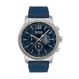 Buy Shop Hugo Boss Professional Chronograph Blue Dial Blue Silicone Strap Watch for Men - 1513526 USA Online