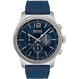 Buy Shop Hugo Boss Professional Chronograph Blue Dial Blue Silicone Strap Watch for Men - 1513526 USA Online