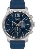 Buy Shop Hugo Boss Professional Chronograph Blue Dial Blue Silicone Strap Watch for Men - 1513526 USA Online