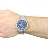 Buy Shop Hugo Boss Professional Chronograph Blue Dial Silver Steel Strap Watch for Men - 1513527 USA Online