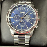 Buy Shop Hugo Boss Professional Chronograph Blue Dial Silver Steel Strap Watch for Men - 1513527 USA Online