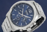 Buy Shop Hugo Boss Professional Chronograph Blue Dial Silver Steel Strap Watch for Men - 1513527 USA Online