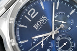 Buy Shop Hugo Boss Professional Chronograph Blue Dial Silver Steel Strap Watch for Men - 1513527 USA Online