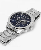 Buy Shop Hugo Boss Professional Chronograph Blue Dial Silver Steel Strap Watch for Men - 1513527 USA Online