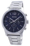 Buy Shop Hugo Boss Professional Chronograph Blue Dial Silver Steel Strap Watch for Men - 1513527 USA Online