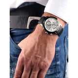 Buy Shop Hugo Boss Rafale Chronograh Quartz White Dial Black Leather Strap Watch For Men - HB1513403 USA Online