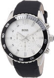 Buy Shop Hugo Boss Rafale Chronograh Quartz White Dial Black Leather Strap Watch For Men - HB1513403 USA Online