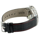 Buy Shop Hugo Boss Rafale Chronograph Black Dial Black Leather Strap Watch For Men - 1513390 USA Online