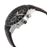 Buy Shop Hugo Boss Rafale Chronograph Black Dial Black Leather Strap Watch For Men - 1513390 USA Online