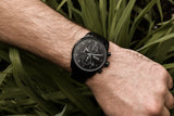 Buy Shop Hugo Boss Rafale Chronograph Black Dial Black Leather Strap Watch For Men - 1513456 USA Online