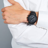 Buy Shop Hugo Boss Rafale Chronograph Black Dial Black Leather Strap Watch For Men - 1513456 USA Online