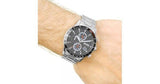 Buy Shop Hugo Boss Rafale Chronograph Black Dial Silver Steel Strap Watch for Men - 1513509 USA Online