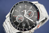 Buy Shop Hugo Boss Rafale Chronograph Black Dial Silver Steel Strap Watch for Men - 1513509 USA Online