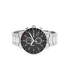 Buy Shop Hugo Boss Rafale Chronograph Black Dial Silver Steel Strap Watch for Men - 1513509 USA Online