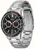 Buy Shop Hugo Boss Rafale Chronograph Black Dial Silver Steel Strap Watch for Men - 1513509 USA Online
