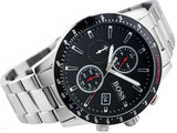 Buy Shop Hugo Boss Rafale Chronograph Black Dial Silver Steel Strap Watch for Men - 1513509 USA Online