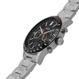 Buy Shop Hugo Boss Rafale Chronograph Black Dial Silver Steel Strap Watch for Men - 1513509 USA Online