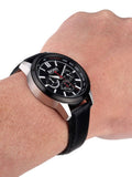 Buy Shop Hugo Boss Rafale Chronograph Blue Dial Black Leather Strap Watch For Men - 1513391 USA Online