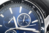 Buy Shop Hugo Boss Rafale Chronograph Blue Dial Black Leather Strap Watch For Men - 1513391 USA Online