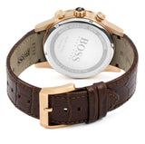 Buy Shop Hugo Boss Rafale Chronograph Brown Dial Brown Leather Strap Watch For Men - 1513392 USA Online